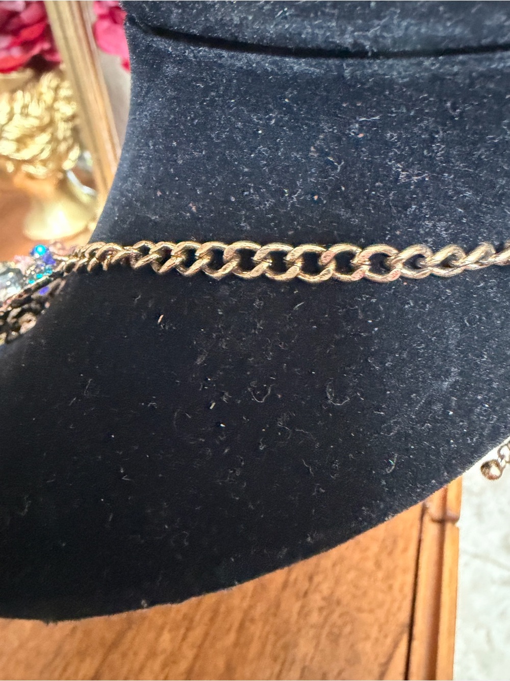 Natasha Couture Multicolor Crystal Floral & Flamingo Statement Necklace - Picture 9 of 11